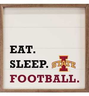 Eat Sleep Football Iowa State University